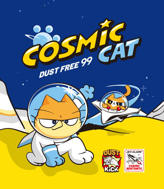 Launch of the Cosmic Cat cat litter brand